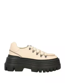 Туфли на шнуровке Bally, бежевый