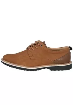 Туфли на шнуровке Bubble Bobble, коричневый