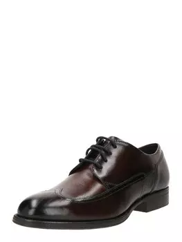 Туфли на шнуровке bugatti Marillo, цвет Brown/Cognac
