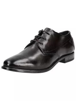 Туфли на шнуровке bugatti, темно-коричневый