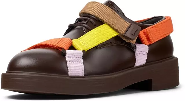 Туфли на шнуровке CAMPER Dean, темно-коричневый