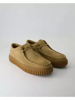 Туфли на шнуровке Clarks, бежевый