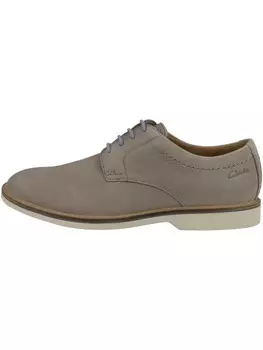 Туфли на шнуровке Clarks, светло-серый