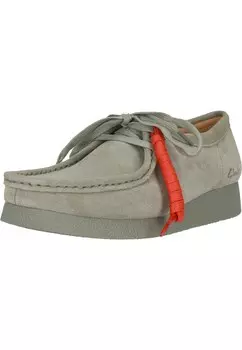 Туфли на шнуровке CLARKS Wallabee, серый