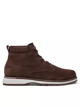 Туфли на шнуровке Corporate FM0FM05147 Tommy Hilfiger, коричневый