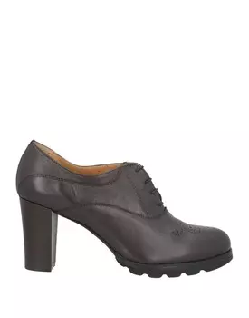 Туфли на шнуровке Cuoieria, темно-коричневый