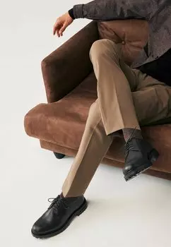 Туфли на шнуровке Derby Regular Fit Next, черные