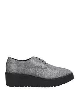 Туфли на шнуровке Formentini, серебро