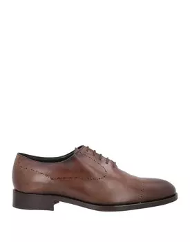 Туфли на шнуровке Fratelli Rossetti, коричневый