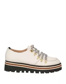 Туфли на шнуровке Fratelli Rossetti, молочный