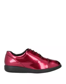 Туфли на шнуровке Hogan, гранат