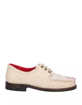 Туфли на шнуровке Marni, бежевый