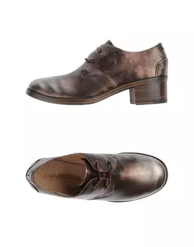 Туфли на шнуровке Marsll, темно-коричневый