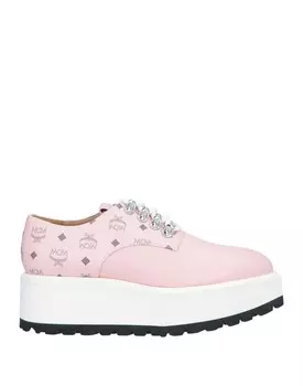 Туфли на шнуровке Mcm, розовый