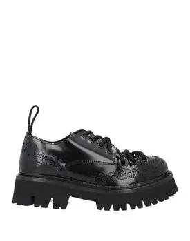 Туфли на шнуровке Moschino, черный