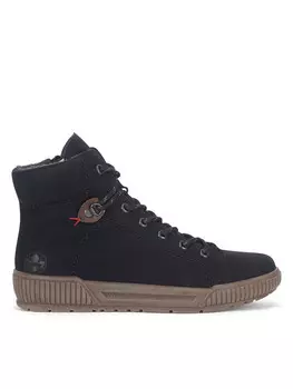 Туфли на шнуровке Rieker, черный