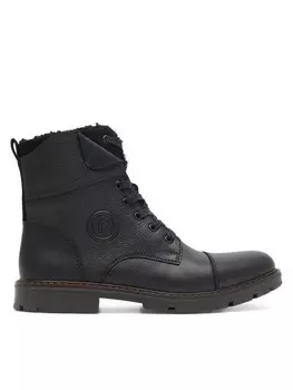 Туфли на шнуровке Rieker, черный