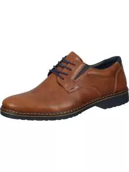 Туфли на шнуровке rieker, цвет peanut/pazifik