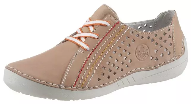 Туфли на шнуровке Rieker Lace-Up, бежевый