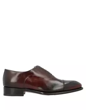 Туфли на шнуровке Santoni, бордовый
