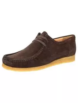 Туфли на шнуровке Sioux, темно-коричневый