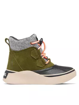 Туфли на шнуровке Sorel, зеленый