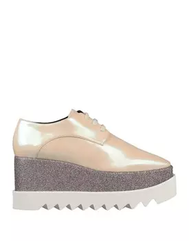 Туфли на шнуровке Stella Mccartney, бежевый