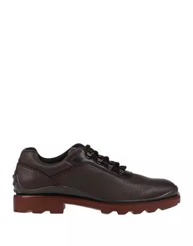 Туфли на шнуровке Tod'S, темно-коричневый