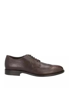 Туфли на шнуровке Tod'S, темно-коричневый