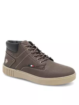 Туфли на шнуровке U.S. Polo Assn., коричневый