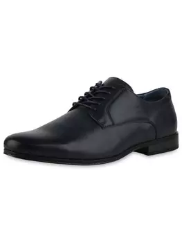 Туфли на шнуровке VAN HILL Klassische Halbschuhe Bellamy, темно-синий