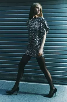 Туфли на шпильках с эффектом бархата ZARA, синий