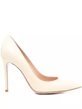 Туфли на шпильке с заостренным носком Gianvito Rossi, нейтральный