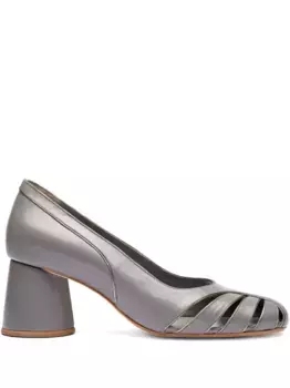 Туфли на скульптурном каблуке Sarah Chofakian, фиолетовый