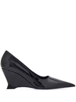 Туфли на танкетке Ferragamo, черный