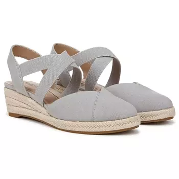 Туфли на танкетке Kimball espadrille от Lifestride, cloudy grey fabric