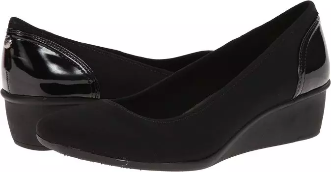 Туфли на танкетке Sport Wisher Anne Klein, цвет Black Fabric