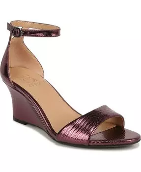 Туфли на танкетке Vera-Wedge с ремешком на щиколотке Naturalizer, красный