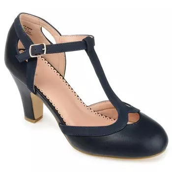 Туфли на узкой подошве Olina от Journee, navy