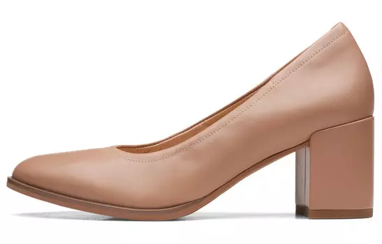 Туфли на высоком каблуке Frewa Series женские коричневые Clarks