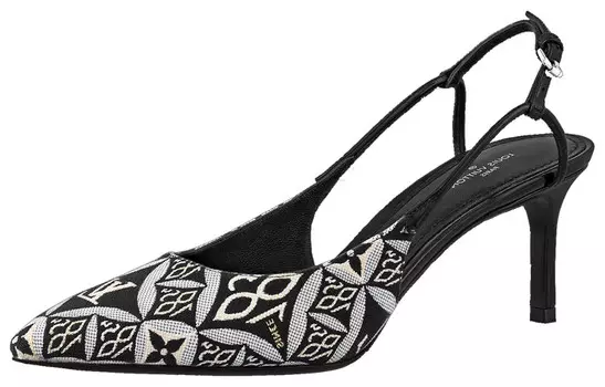 Туфли на высоком каблуке Louis Vuitton, черный