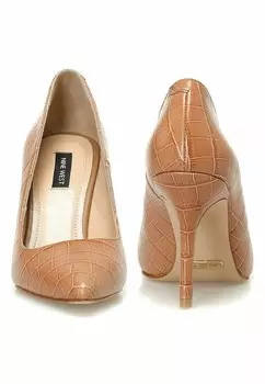 Туфли на высоком каблуке Nine West, коричневый
