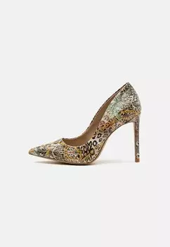 Туфли на высоком каблуке STESSY ALDO, цвет brown/multi-coloured