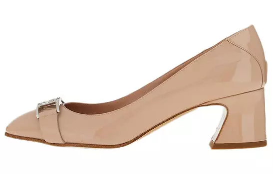 Туфли на высоком каблуке Vara женские коричневые Ferragamo