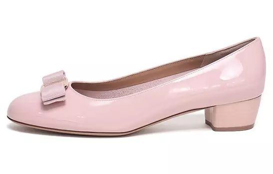 Туфли на высоком каблуке Vara женские, нежно-розовые Ferragamo
