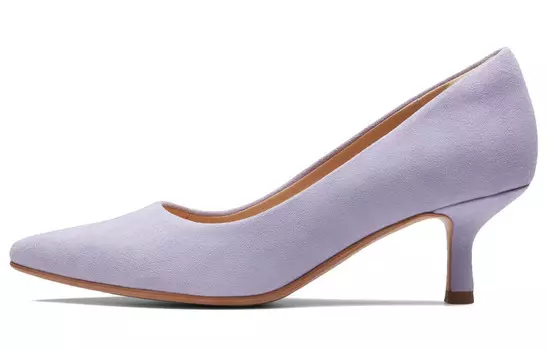 Туфли на высоком каблуке Violet Series женские фиолетовые Clarks
