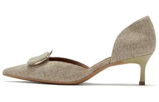 Туфли на высоком каблуке женские абрикосовые 73Hours, цвет Apricot