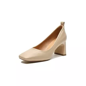 Туфли на высоком каблуке женские абрикосовые Dme, цвет Apricot