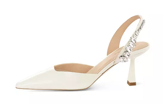 Туфли на высоком каблуке женские белый 7Or9