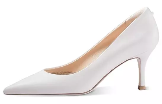 Туфли на высоком каблуке женские белый 7Or9
